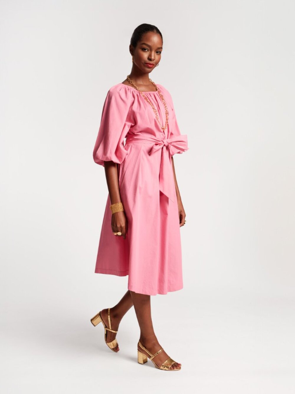 Bliss Midi Dress - Pink - Picture 5 of 5